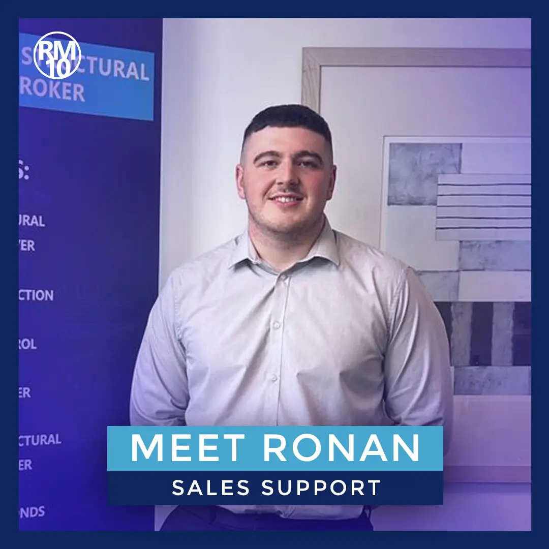 The newest face to the structural warranty broker team: Ronan!