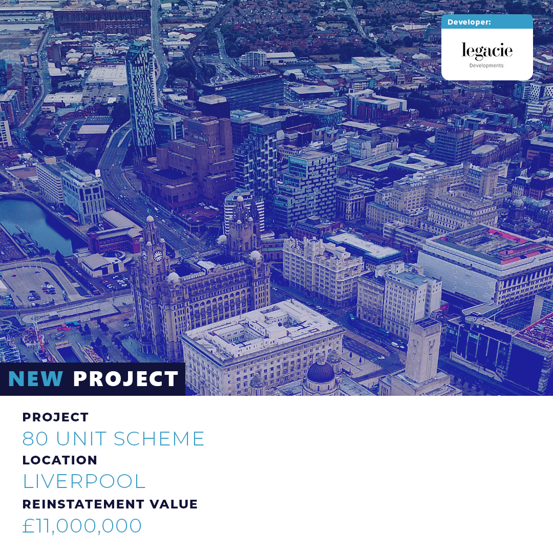 Structural warranty: 80 unit development scheme in Liverpool for Legacie Developments