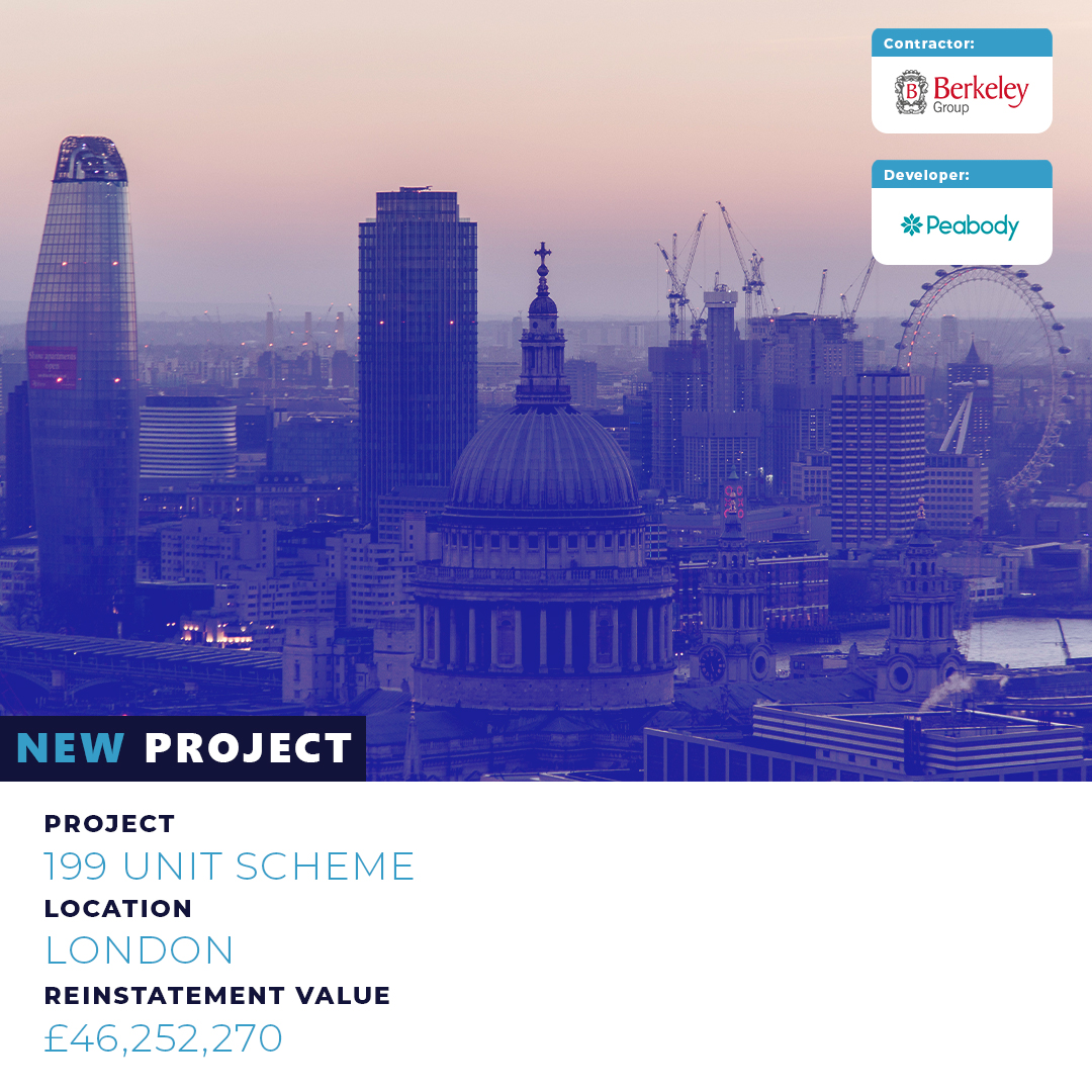 Structural warranty for Berkeley Group and Peabody Housing Trust in London, 199 unit scheme