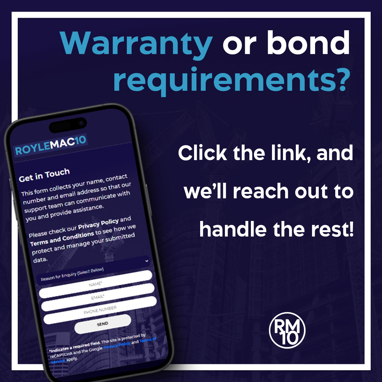 Quick, easy and reliable warranty and bonds